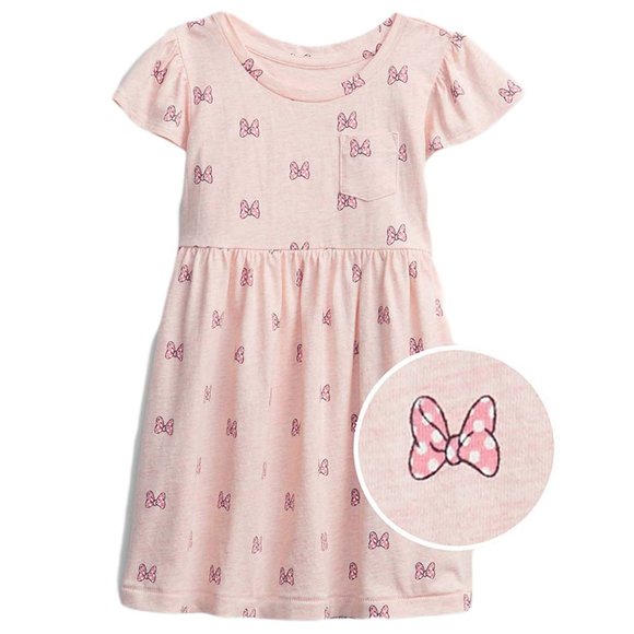 Disney Baby Gap Toddler Girls Minnie Mouse Flutter Dress Summer Dress 2T - Picture 3 of 4